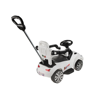 ماشین کودک بی بی ماک طرح آلفا رومئو سفید-مشکی مدل ZV-10 -اسباب بازی